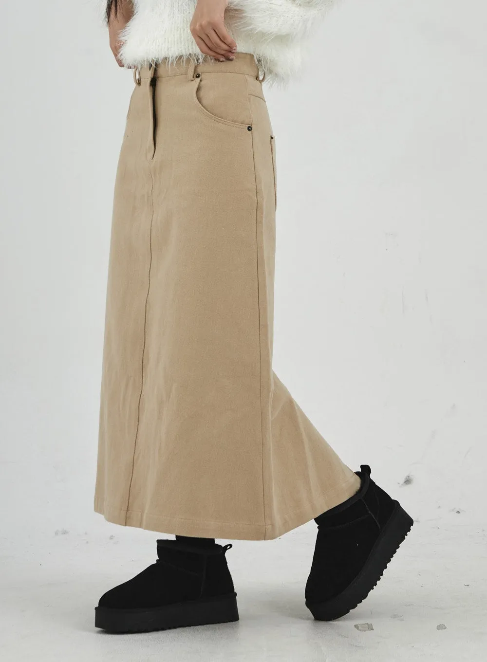 A-Line Maxi Skirt CD02