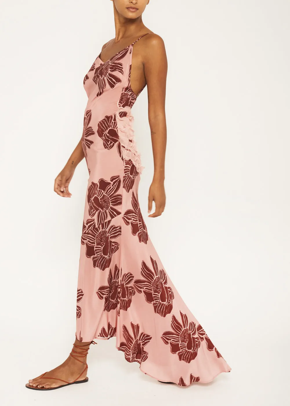 Angelique Floral Maxi Slip Dress