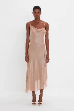 Bias Cami Slip Dress In Rosewater