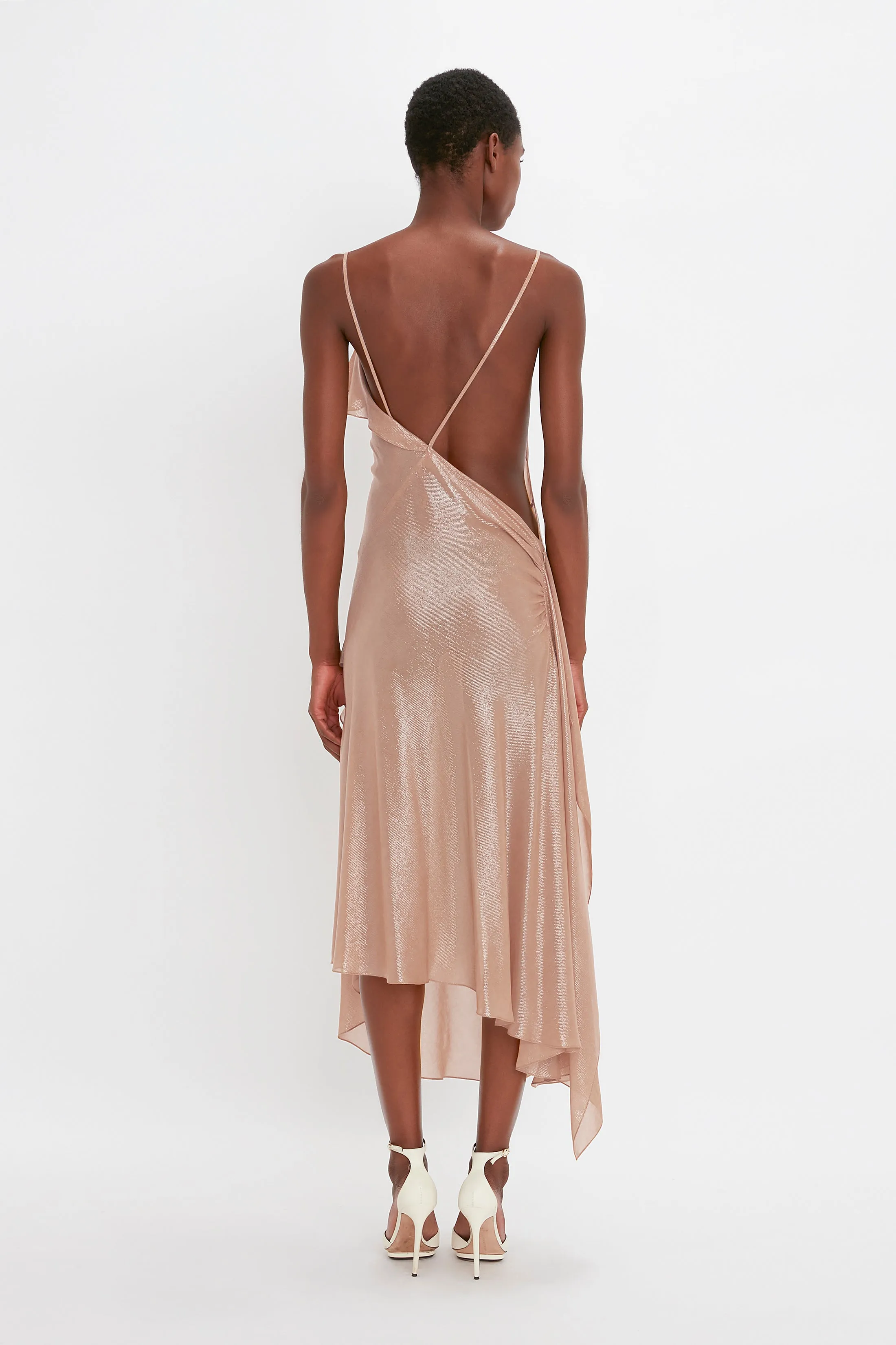 Bias Cami Slip Dress In Rosewater