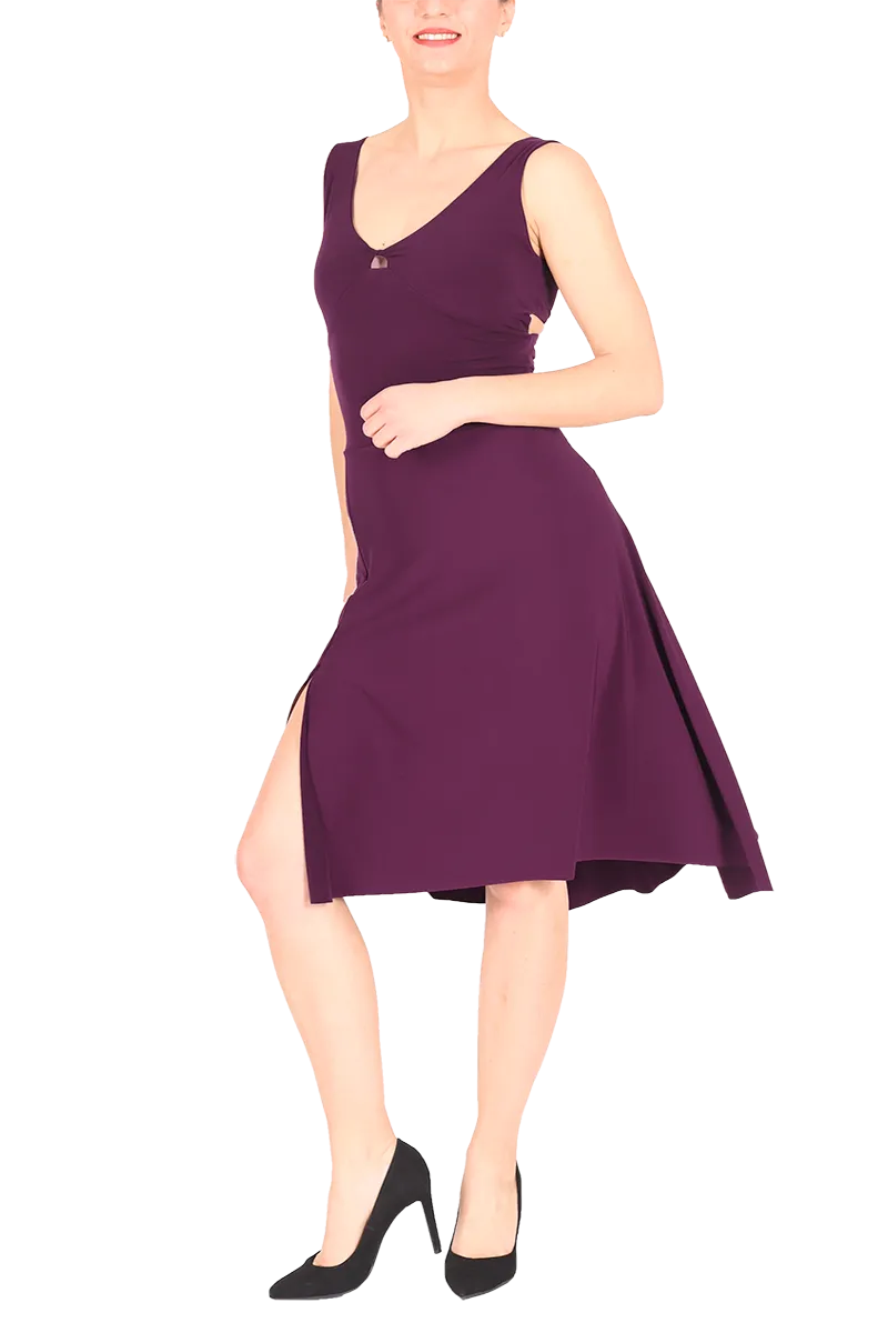 Crisscross Tango Dress with Back Draping