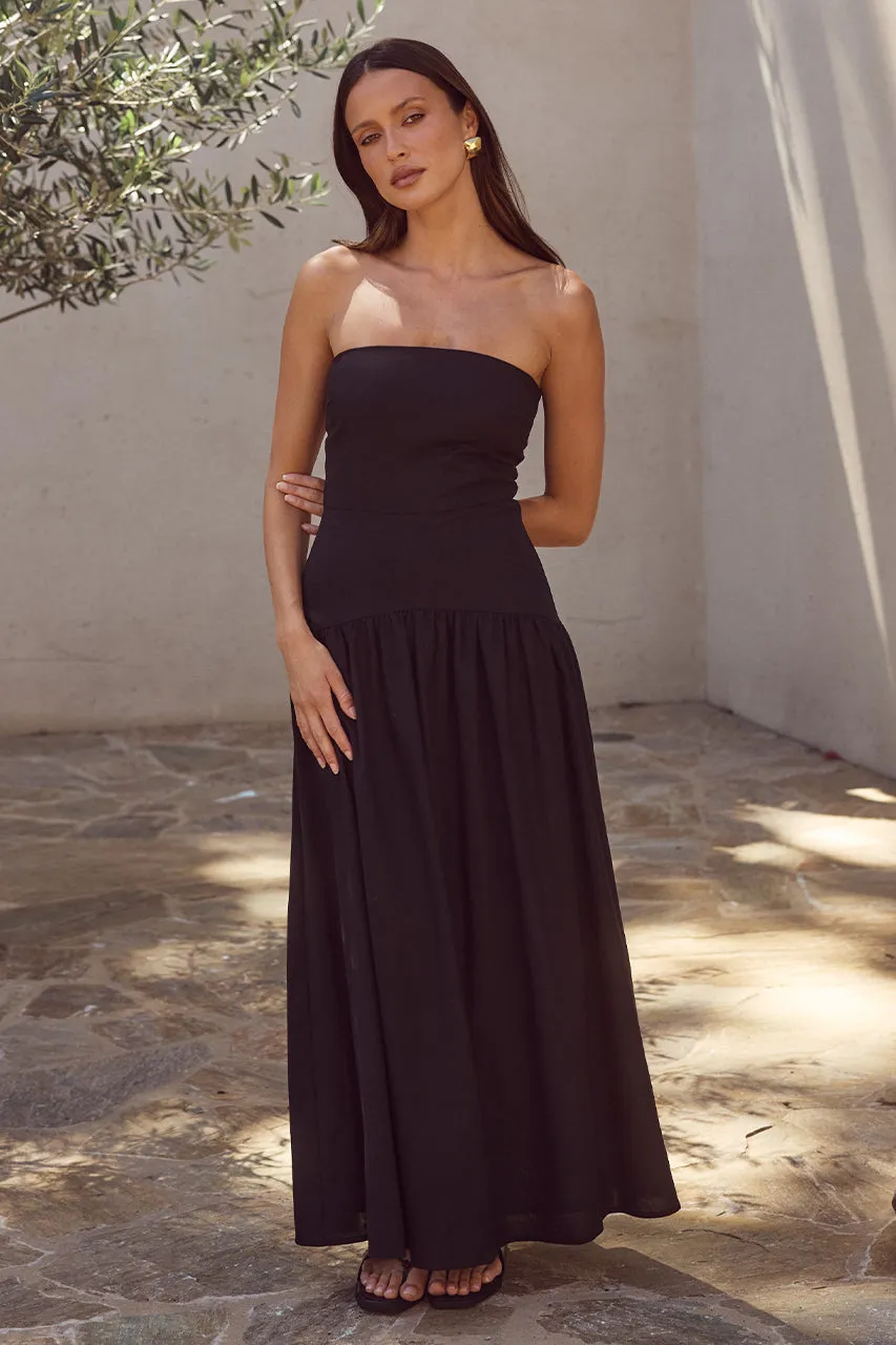 Danika Midi Dress - Black