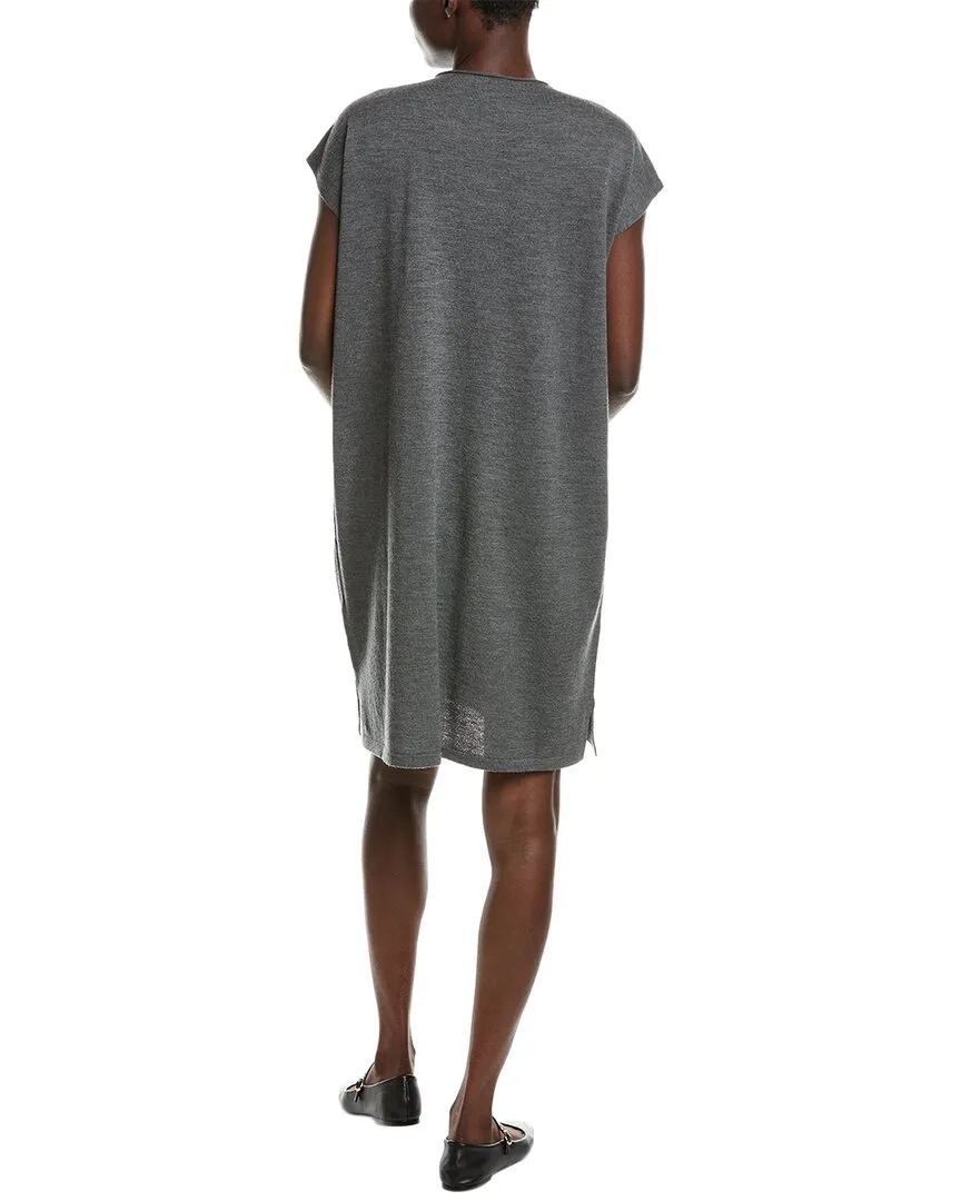 EILEEN FISHER Crewneck Mini Dress