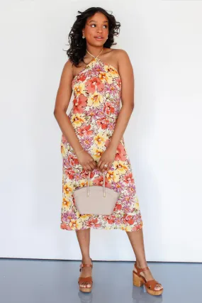 Endless Sunrise Halter Dress