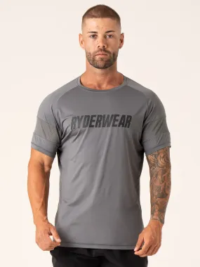 Flex Mesh T-Shirt - Charcoal