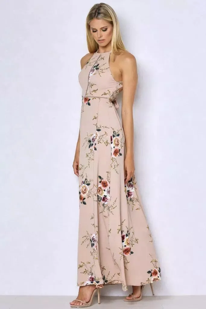 Floral Slit Maxi Dress