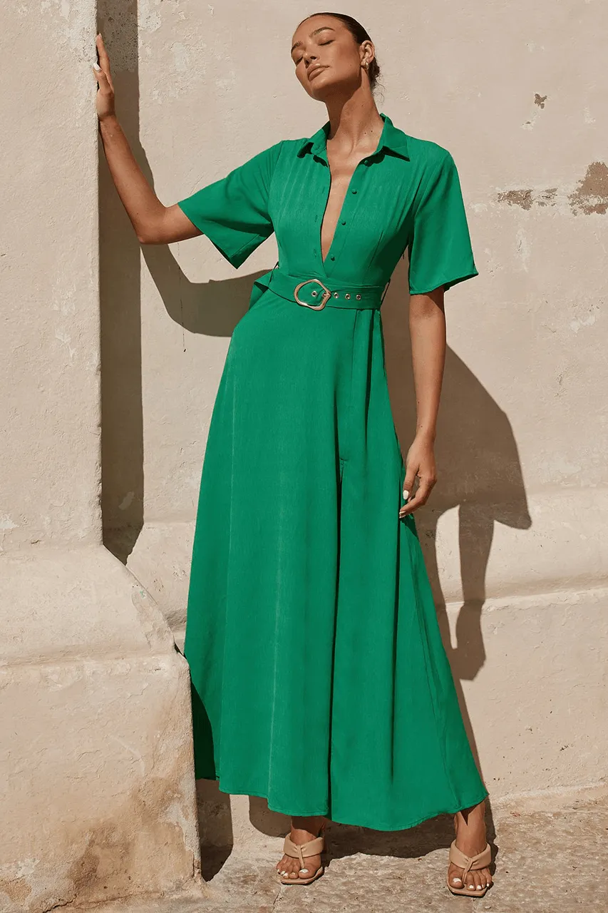 Jamie Maxi Dress - Green