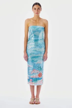 Le Superbe Ocean Ft Walk Tube Dress