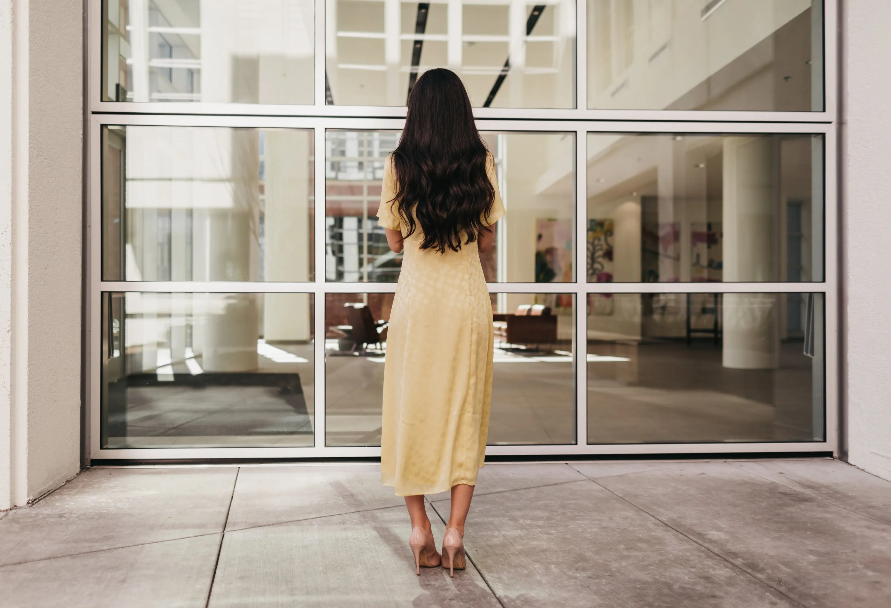 Lemon Drop Midi Dress