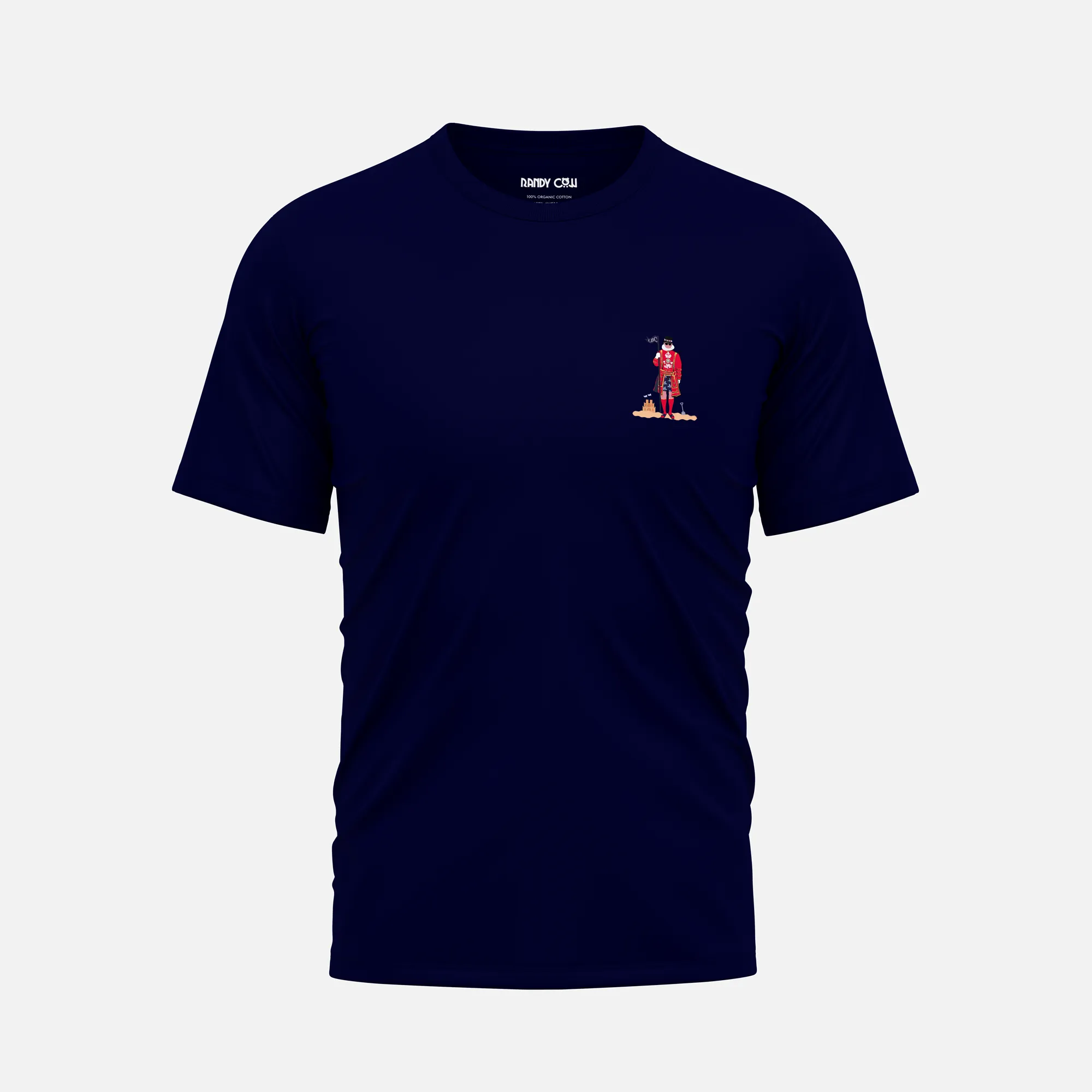 London Beach Club Beefeater - Navy Organic Cotton T-Shirt