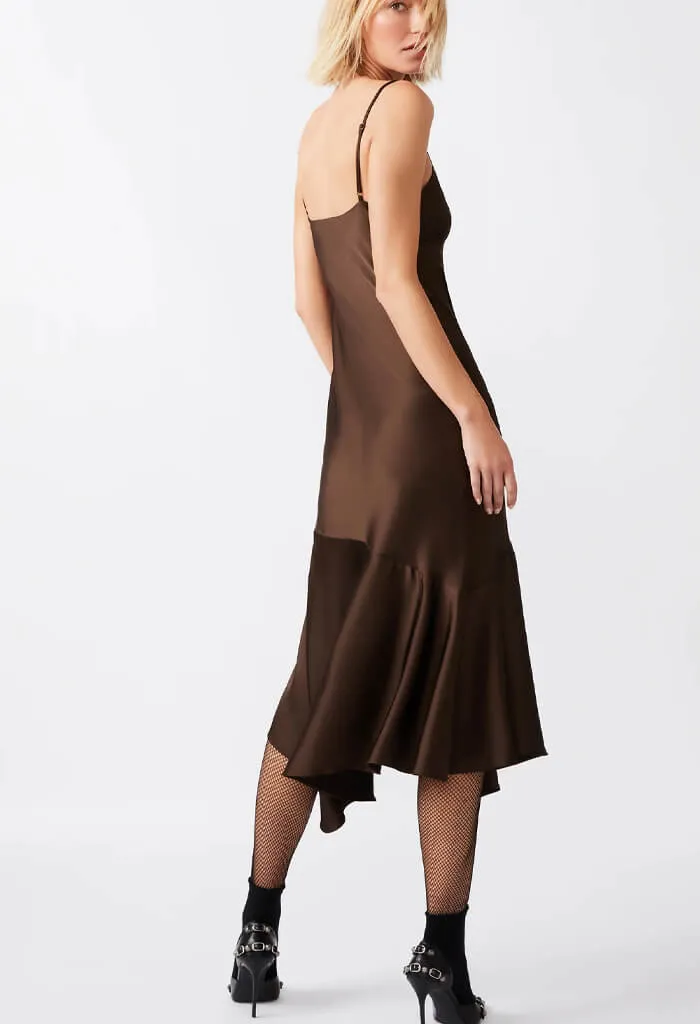 Lucille Dress-Dark Espresso