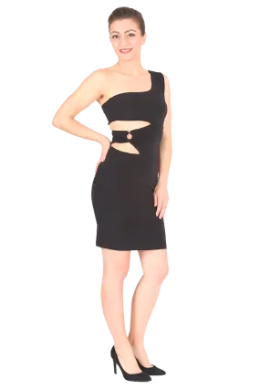 One-shoulder Tango Dress With Cutouts