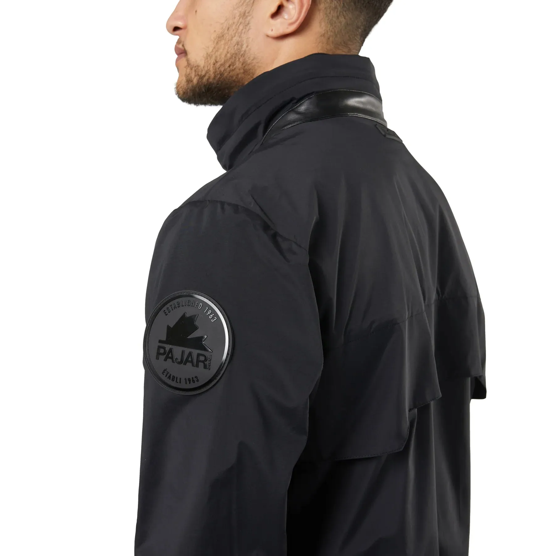 Pajar Mens Halcyon Bomber Rain Jacket - BLACK