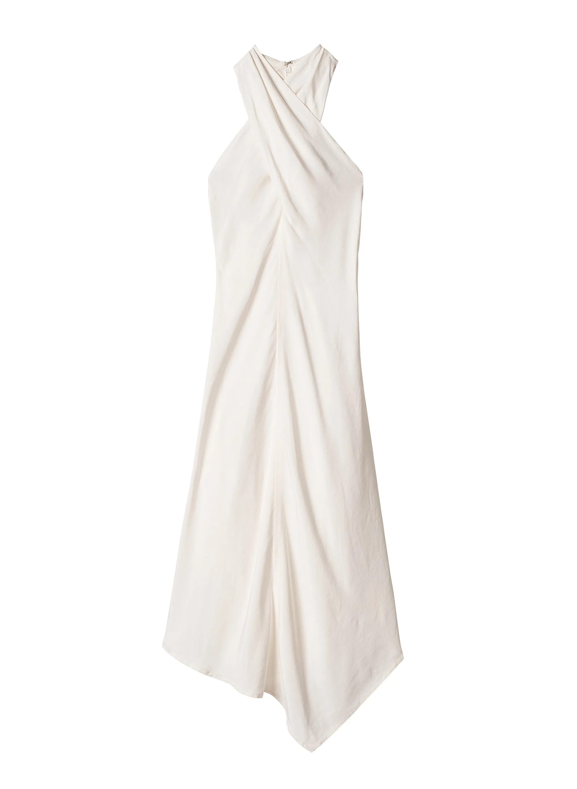 Quinn Linen Halter Dress