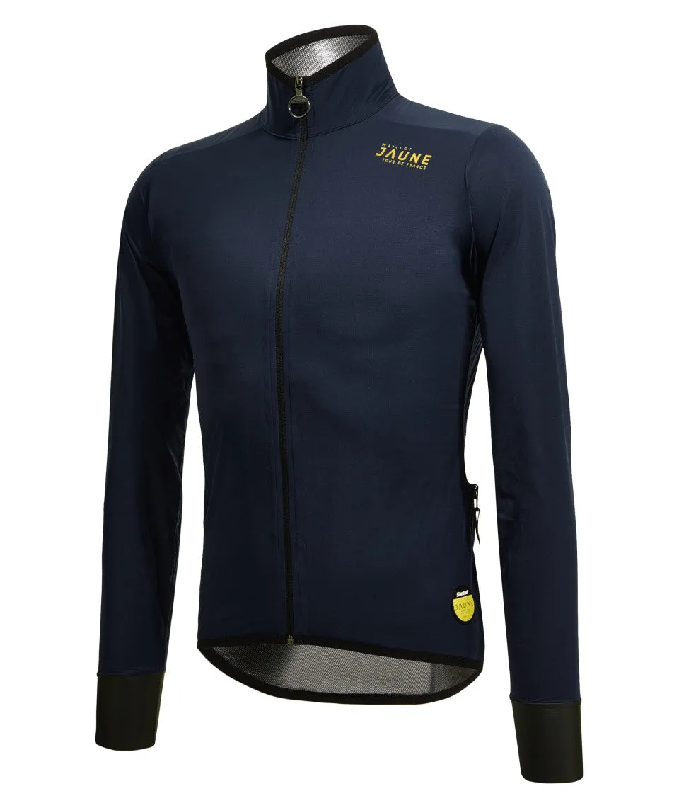 Santini Le Maillot Jaune Rain Jacket - Blue