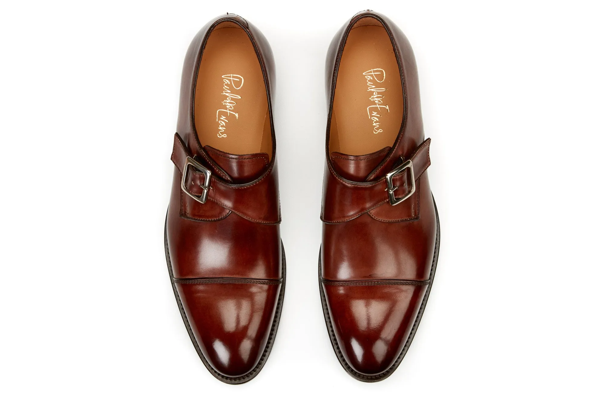 The Olivier Single Monk Strap - Brown