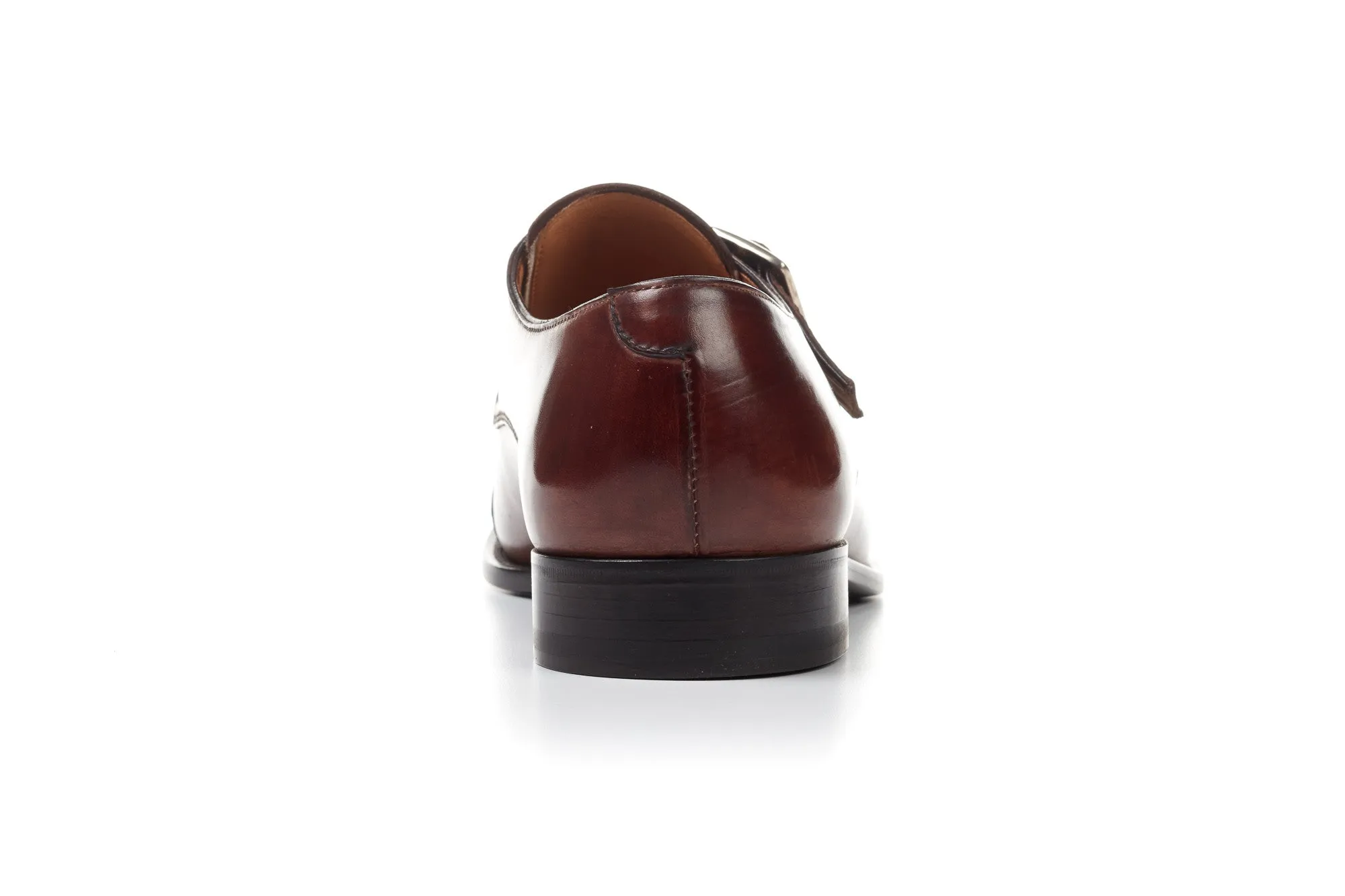 The Olivier Single Monk Strap - Brown