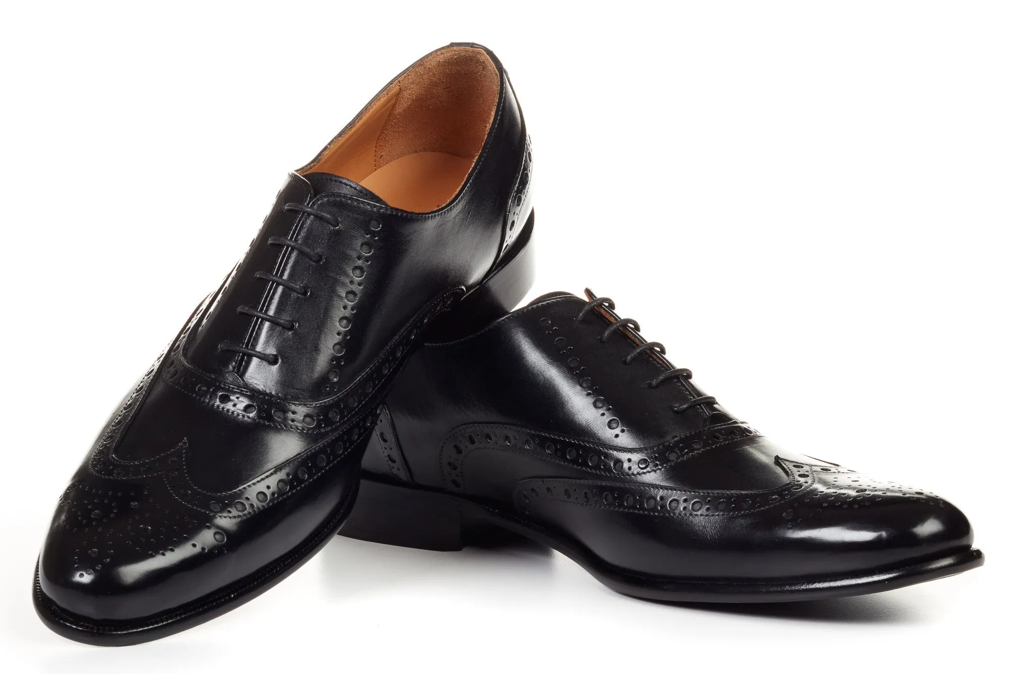 The West II Wingtip Oxford - Nero