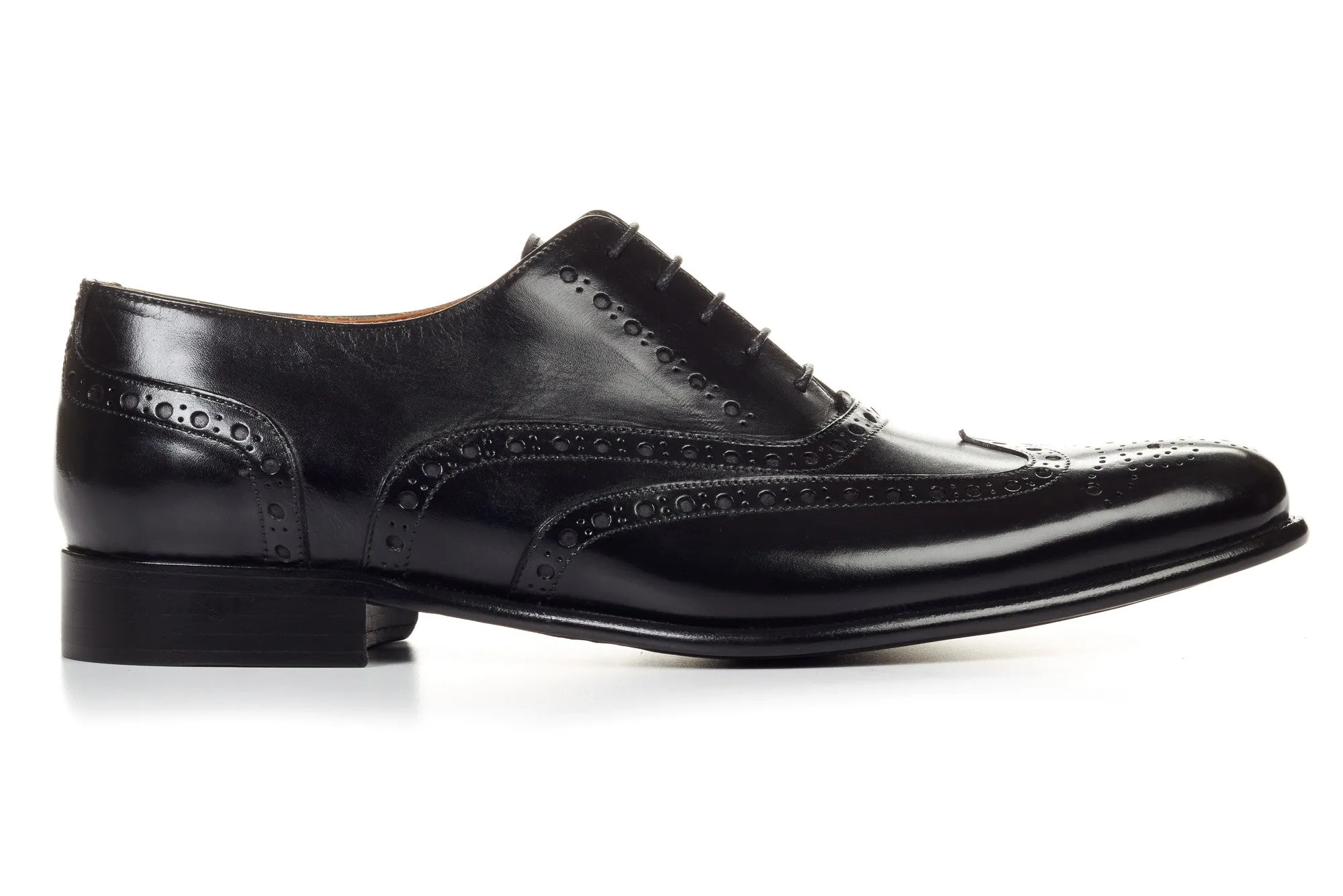 The West II Wingtip Oxford - Nero