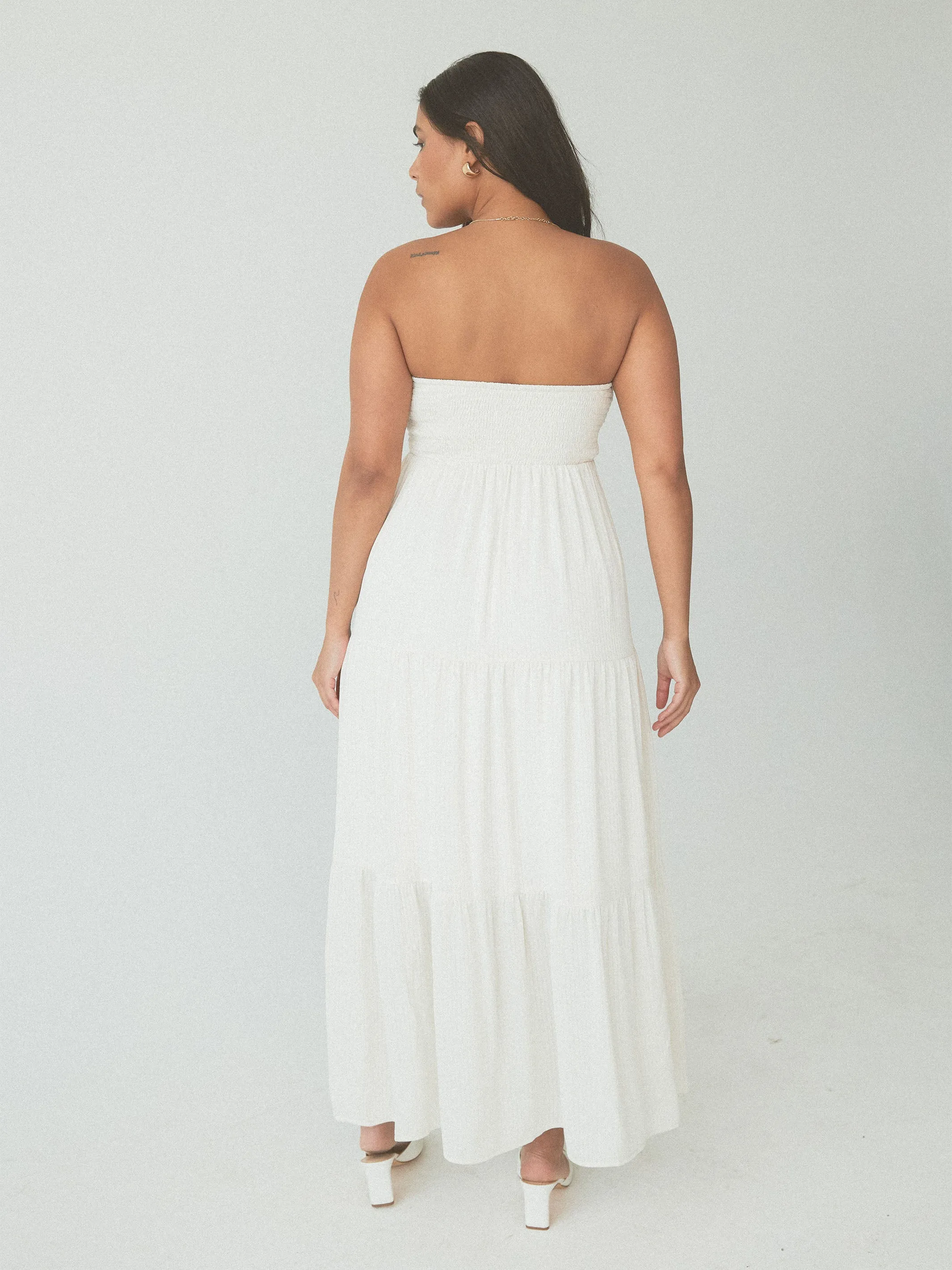 Tube Top Tiered Maxi Brami Dress